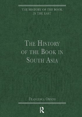 bokomslag The History of the Book in South Asia