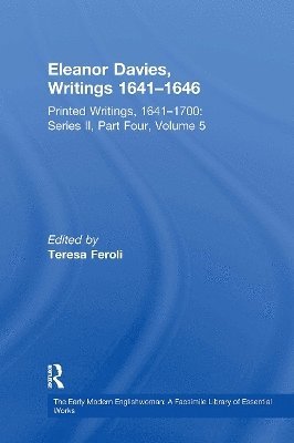 bokomslag Eleanor Davies, Writings 1641-1646