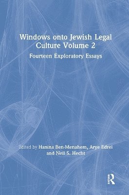 bokomslag Windows onto Jewish Legal Culture Volume 2