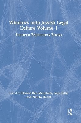 bokomslag Windows onto Jewish Legal Culture Volume 1