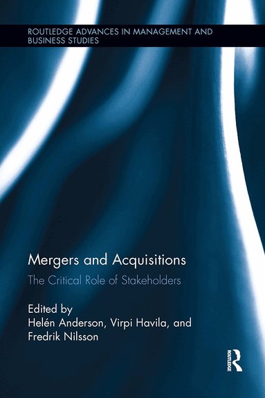 Helén Anderson, Virpi Havila, Fredrik Nilsson - Mergers and Acquisitions, Häftad