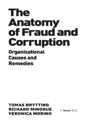 bokomslag Anatomy of Fraud and Corruption