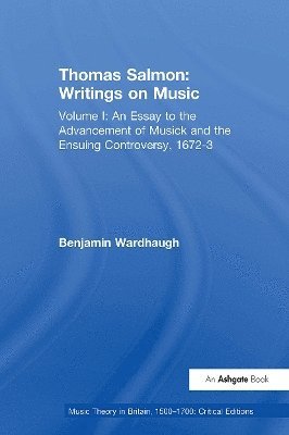 bokomslag Thomas Salmon: Writings on Music