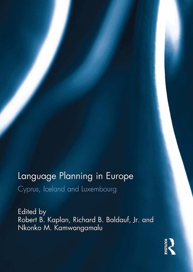 Robert Kaplan, Richard Baldauf Jr., Nkonko Kamwangamalu - Language Planning in Europe, Häftad