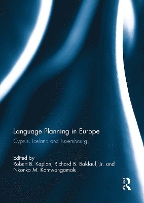 Language Planning in Europe 1