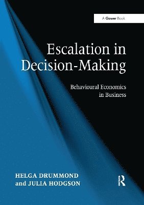 bokomslag Escalation in Decision-Making