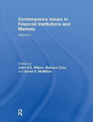 bokomslag Contemporary Issues in Financial Institutions and Markets