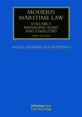 Aleka Mandaraka-Sheppard - Modern Maritime Law (Volume 2), Häftad
