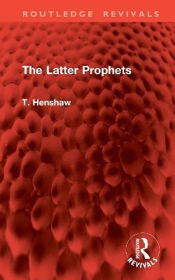 bokomslag Latter Prophets