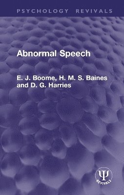 Abnormal Speech