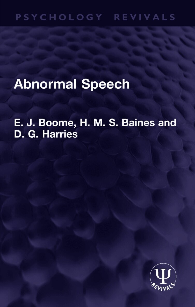 Abnormal Speech