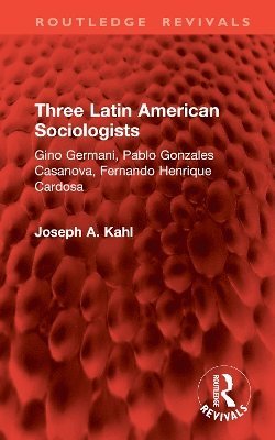 bokomslag Three Latin American Sociologists