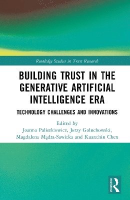 bokomslag Building Trust in the Generative Artificial Intelligence Era