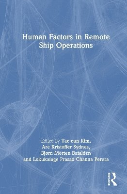 bokomslag Human Factors in Remote Ship Operations