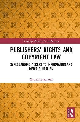 bokomslag Publishers Rights and Copyright Law