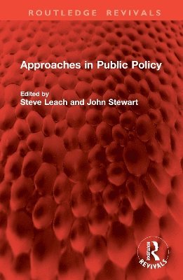 Approaches in Public Policy 1