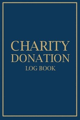 bokomslag Charity Donation Log Book