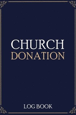 bokomslag Church Donation Log Book