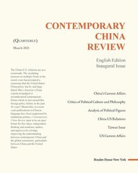 bokomslag Contemporary China Review  Quarterly Jou