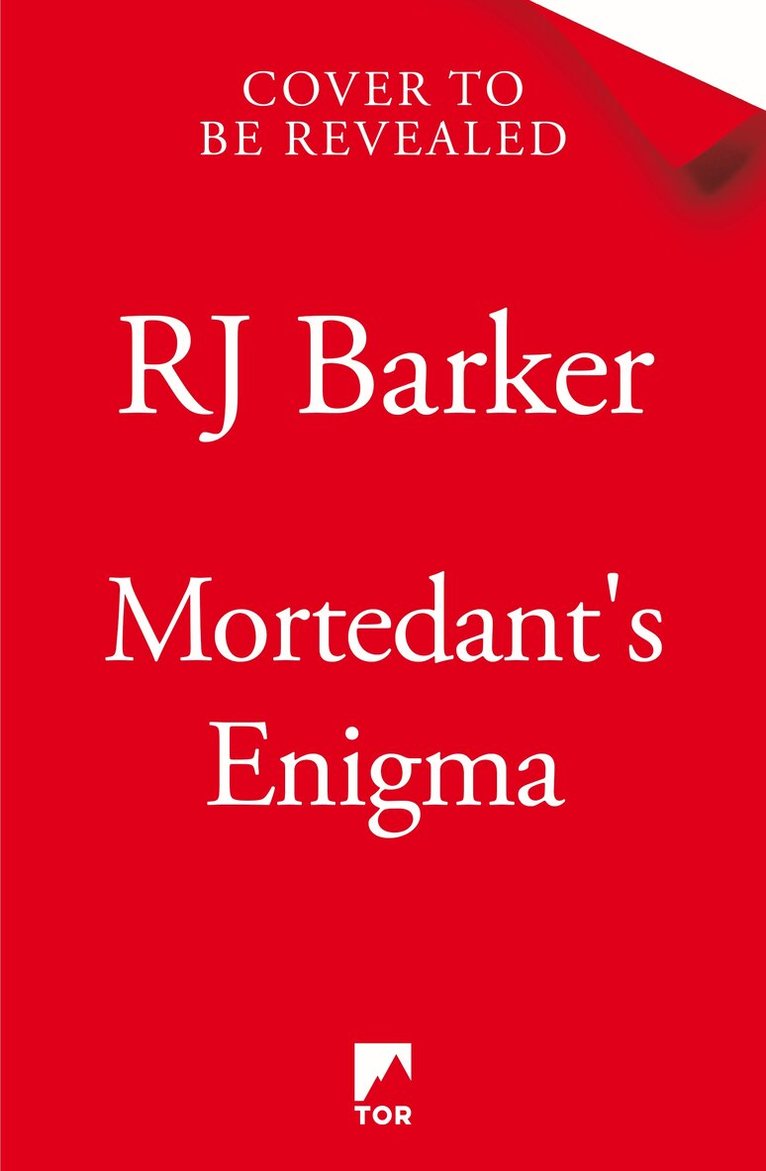 RJ Barker - Mortedant's Enigma, Inbunden