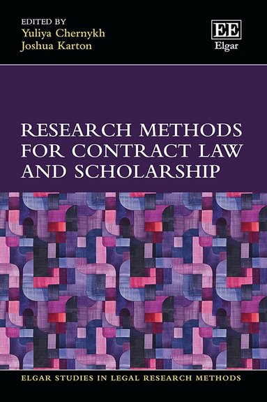 Yuliya Chernykh, Joshua Karton - Research Methods for Contract Law and Scholarship, Inbunden