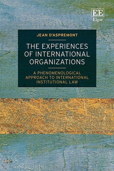 Jean d'Aspremont - Experiences of International Organizations, Inbunden