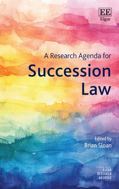 Brian Sloan - Research Agenda for Succession Law, Inbunden