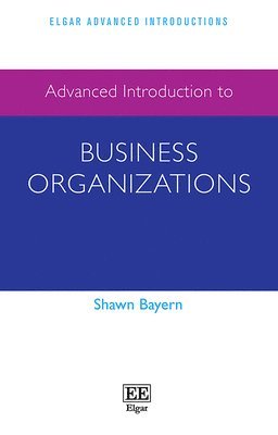 bokomslag Advanced Introduction to Business Organizations