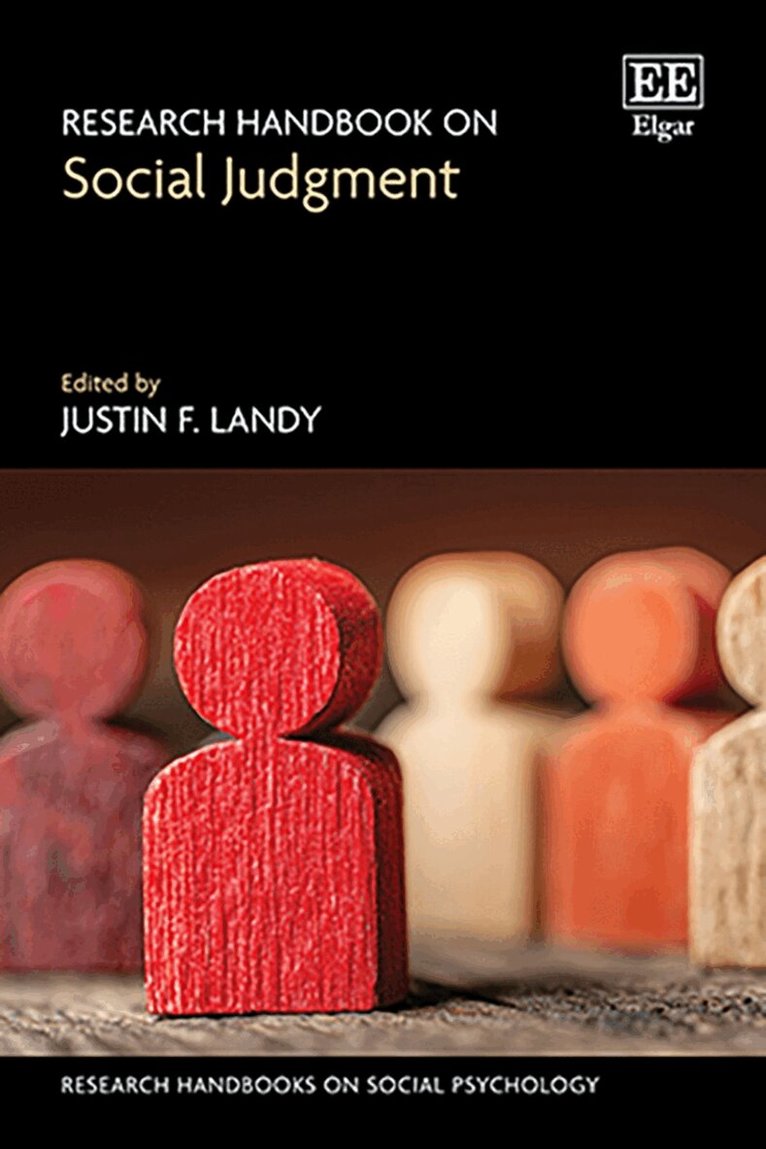 Justin F. Landy - Research Handbook on Social Judgment, Inbunden