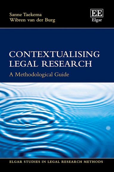 Sanne Taekema, Wibren van der Burg - Contextualising Legal Research, Häftad