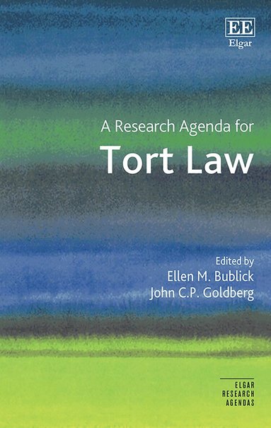 Ellen M. Bublick, John C.P. Goldberg - Research Agenda for Tort Law, Inbunden