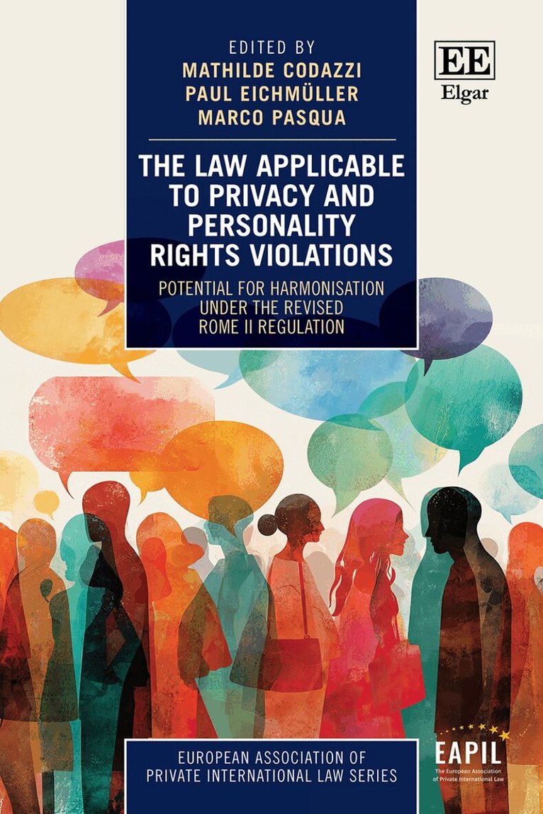 Mathilde Codazzi, Paul Eichmüller, Marco Pasqua - Law Applicable to Privacy and Personality Rights Violations, Inbunden. Tillgänglighet: Kommande