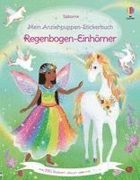 bokomslag Mein Anziehpuppen-Stickerbuch: Regenbogen-Einhörner