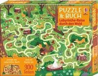 bokomslag Puzzle & Buch: Labyrinthe-Reise durch den Wald