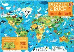 Puzzle & Buch: Tiere der Welt 1