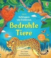 bokomslag Aufklappen und Entdecken: Bedrohte Tiere