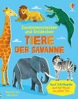 Zusammenstecken und Entdecken: Tiere der Savanne 1