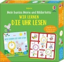 bokomslag Mein buntes Memo und Bilderlotto: Wir lernen die Uhr lesen
