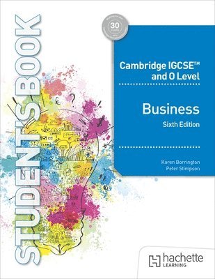 bokomslag Cambridge IGCSE and O Level Business Sixth Edition