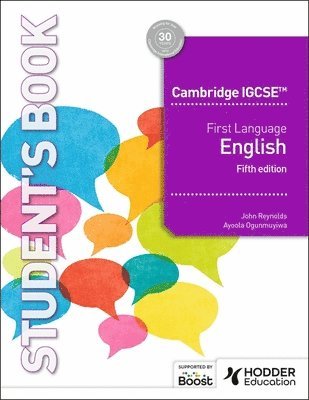 bokomslag Cambridge IGCSE First Language English Fifth Edition