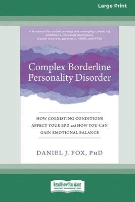 bokomslag Complex Borderline Personality Disorder