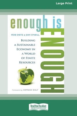 bokomslag Enough is Enough: Building a Sustainable Economy in a World of Finite Resources (16pt Large Print Format)