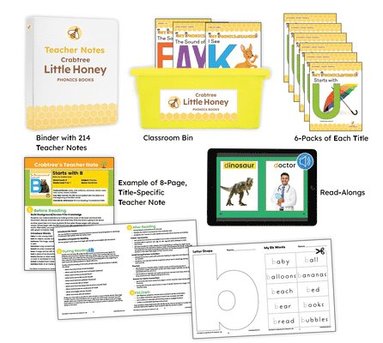 Seahorse Crabtree and Publishing - Little Honey Reading Program Single Book Complete Collection, Häftad