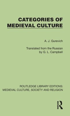 bokomslag Categories of Medieval Culture