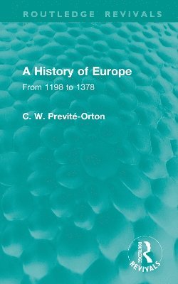 bokomslag A History of Europe