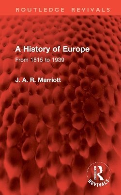 bokomslag A History of Europe