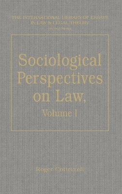 bokomslag Sociological Perspectives on Law