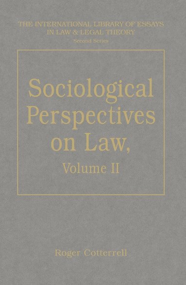 bokomslag Sociological Perspectives on Law