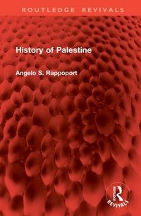 bokomslag History of Palestine