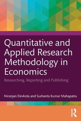 bokomslag Quantitative and Applied Research Methodology in Economics